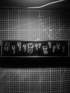 12 teeth - clip on rearview mirror