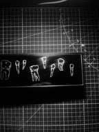 12 teeth - clip on rearview mirror