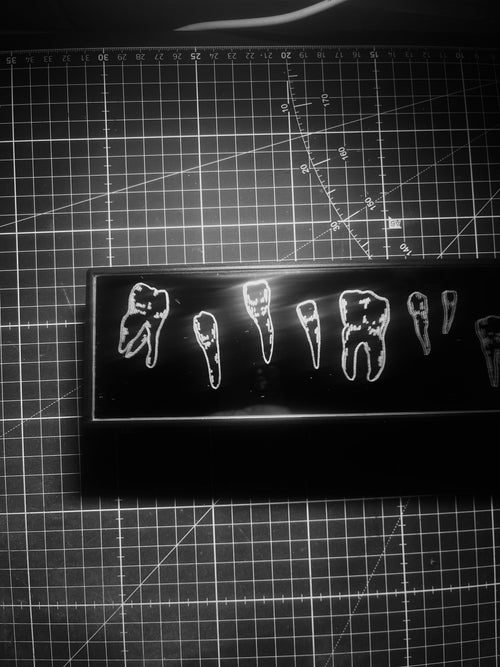 12 teeth - clip on rearview mirror