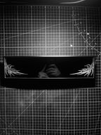 Neo tribal - clip on rearview mirror