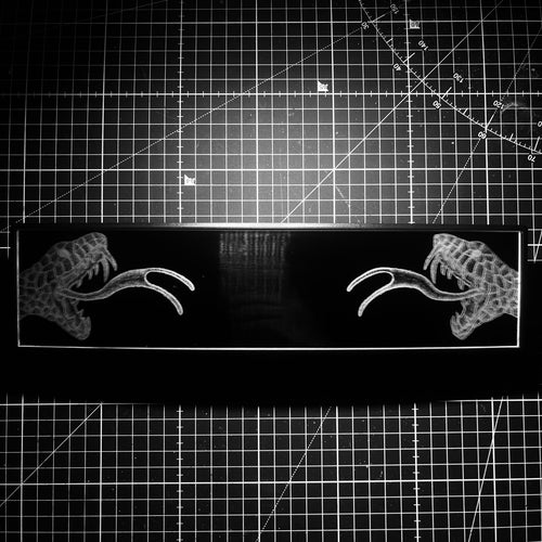 Duelling snakes - clip on rearview mirror