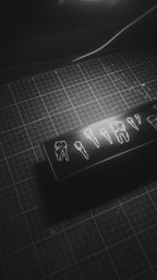 12 teeth - clip on rearview mirror